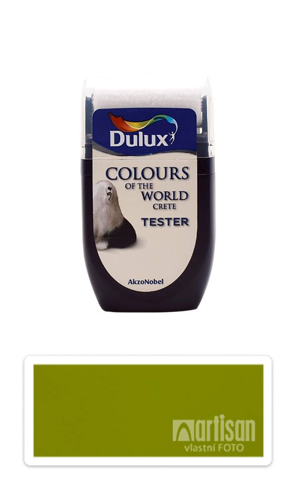 DULUX Colours of the World - matná krycí malířská barva 0.03 l Zelené terasy vzorek
