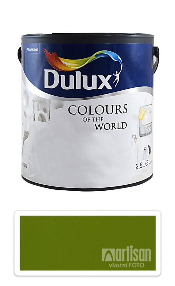 DULUX Colours of the World - matná krycí malířská barva do interiéru 2.5 l Divoké liány