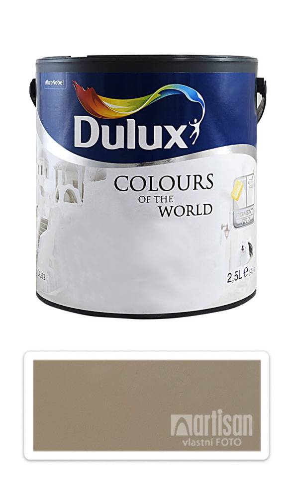 DULUX Colours of the World - matná krycí malířská barva do interiéru 2.5 l Indické stepi