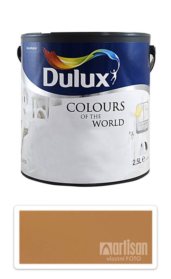 DULUX Colours of the World - matná krycí malířská barva do interiéru 2.5 l Písková mandala