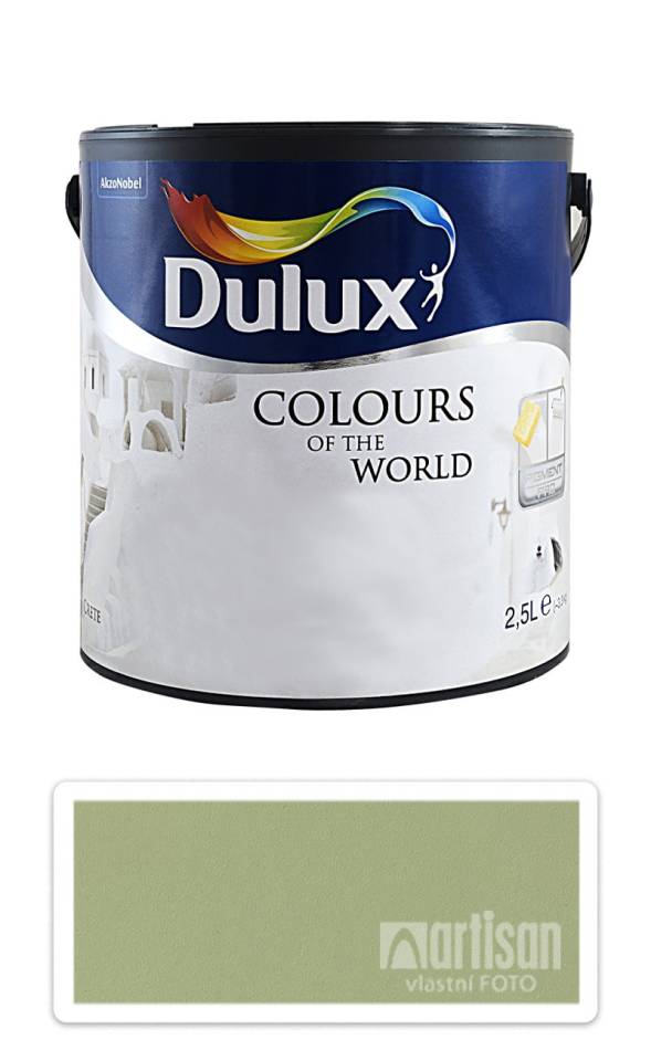 DULUX Colours of the World - matná krycí malířská barva do interiéru 2.5 l Poupata akácií