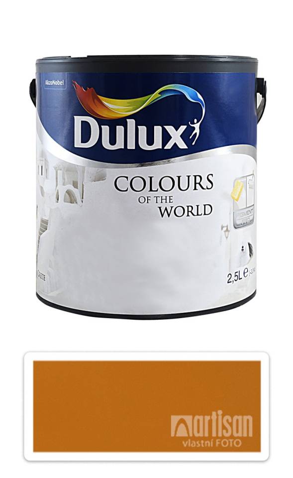 DULUX Colours of the World - matná krycí malířská barva do interiéru 2.5 l Sušená meruňka