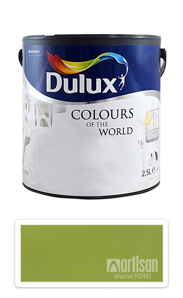 DULUX Colours of the World - matná krycí malířská barva do interiéru 2.5 l Zelený ostrov