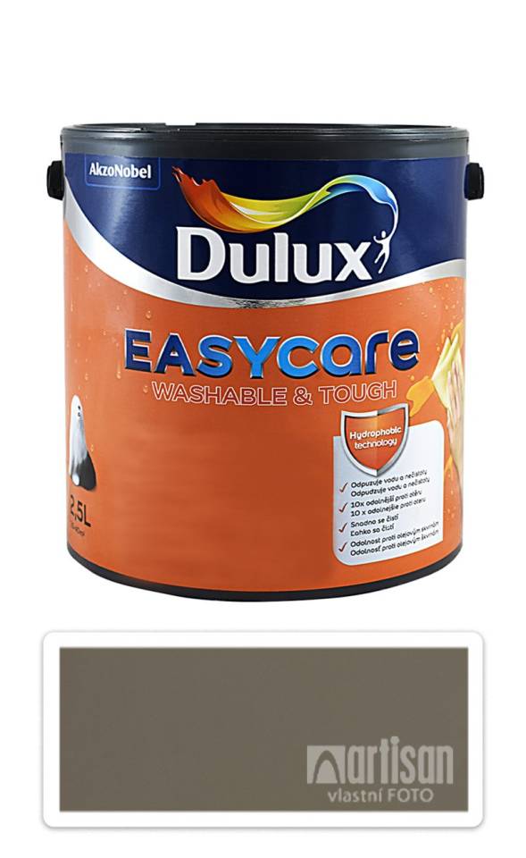 DULUX EasyCare - omyvatelná malířská barva do interiéru 2.5 l Čokoládový dort