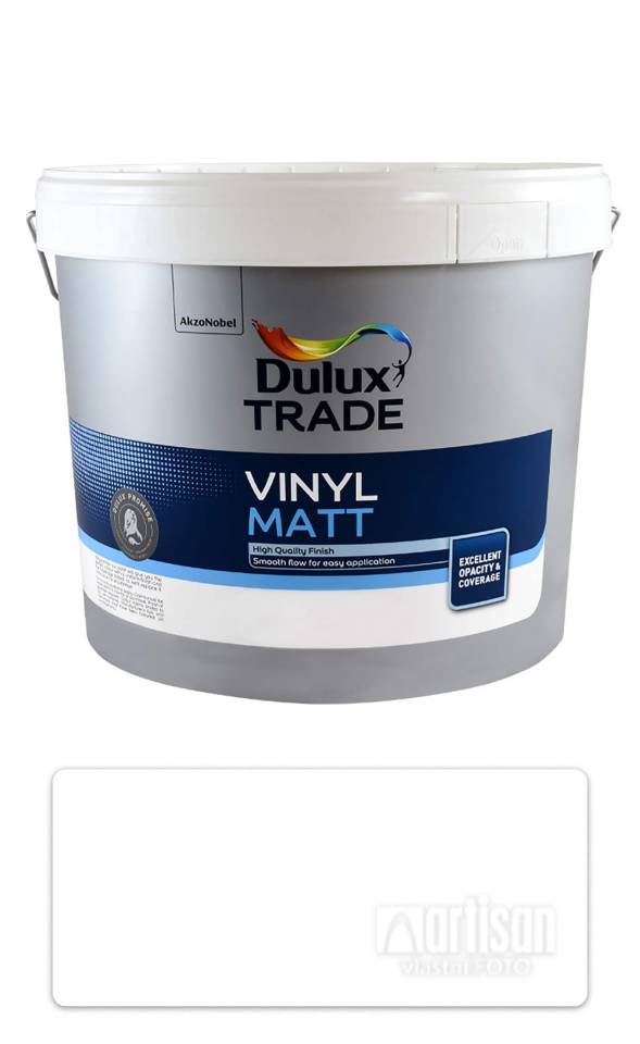 DULUX Trade Vinyl Matt PBW - prémiová malířská barva do interiéru 10 l Bílá