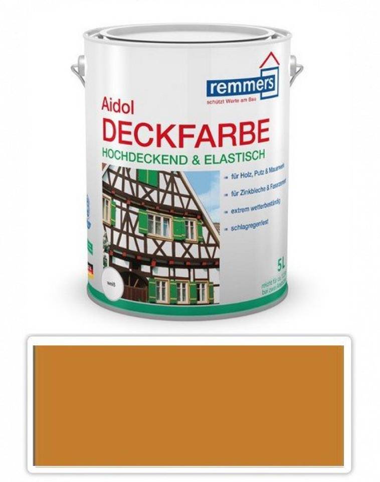 Deckfarbe Remmers - Krycí barva 5l Kukuřičně žlutá