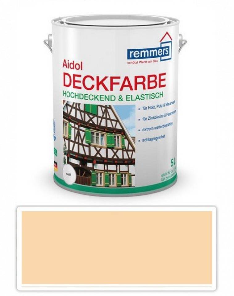 Deckfarbe Remmers - Krycí barva 5l Slonovina