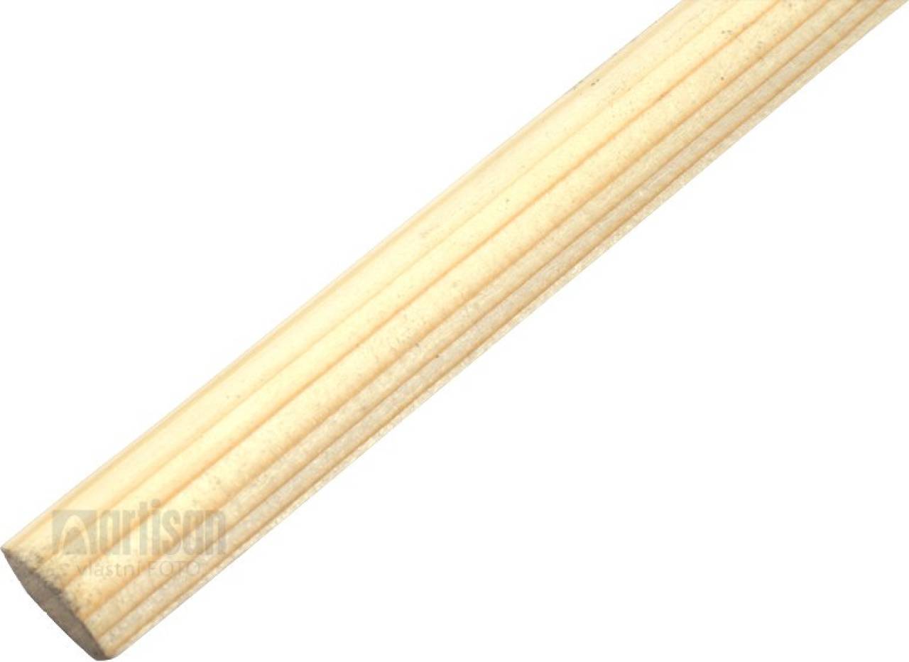 Dřevěné lišty rohové vnitřní 14x14x2500 - smrk RVS1414