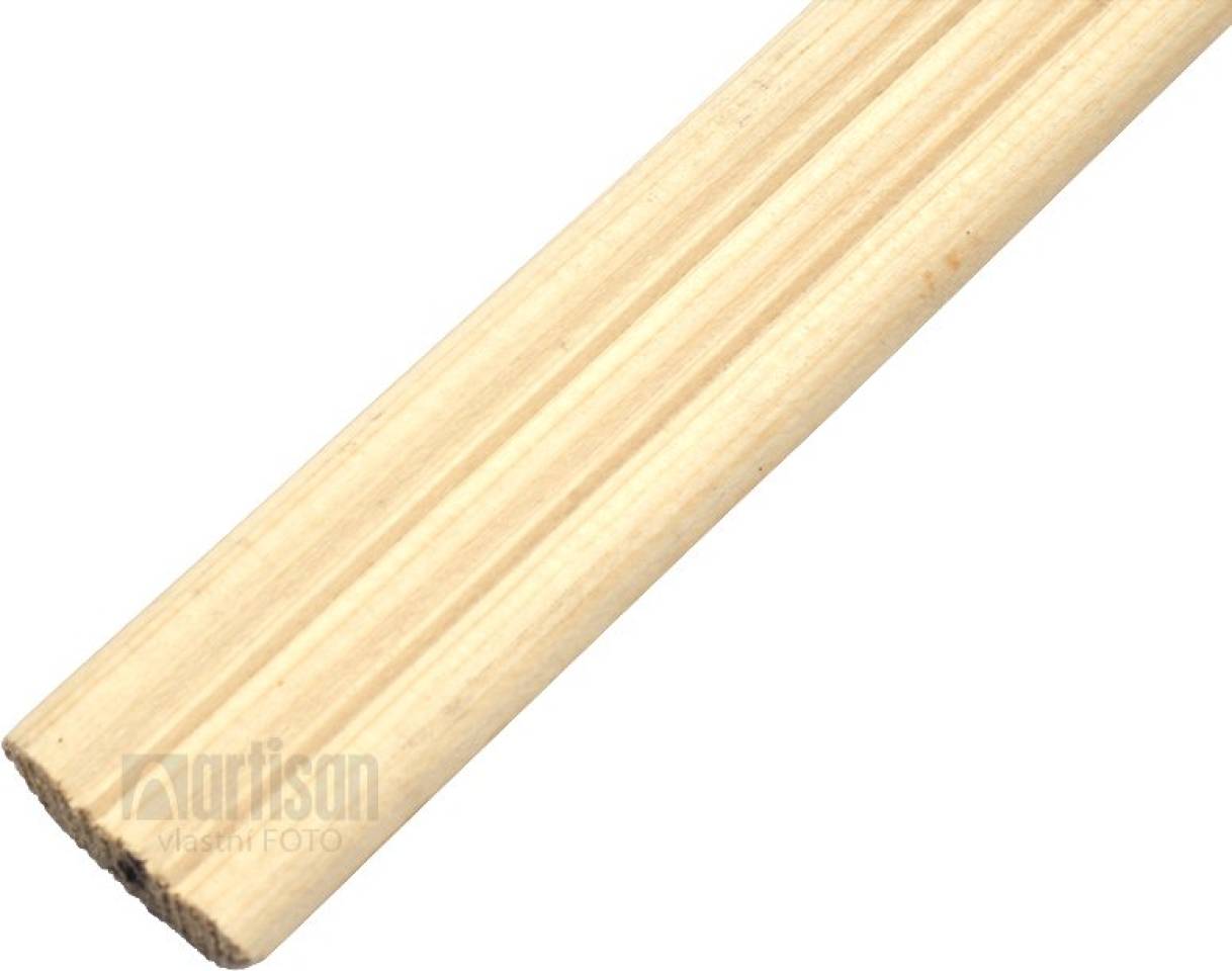 Dřevěné lišty rohové vnitřní ozdobné 20x20x2000 - smrk