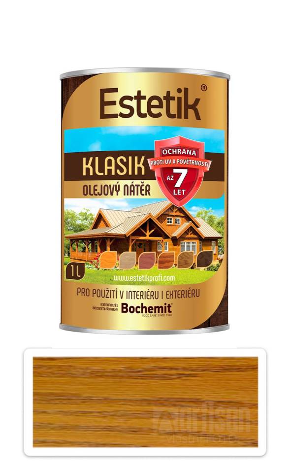 ESTETIK Klasik - tenkovrstvá olejová lazura 1 l Ořech