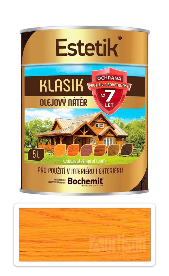 ESTETIK Klasik - tenkovrstvá olejová lazura 5 l Borovice