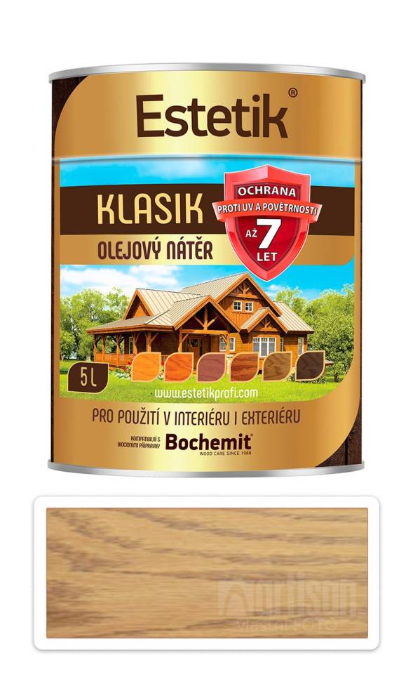 ESTETIK Klasik - tenkovrstvá olejová lazura 5 l Dub