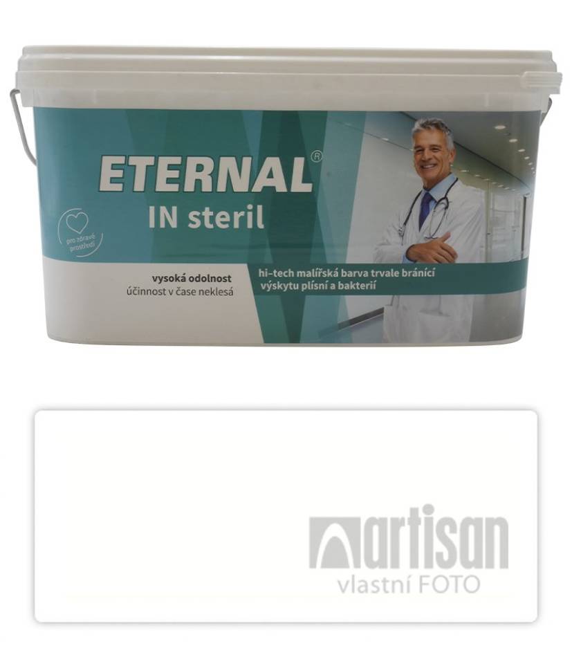 ETERNAL IN Steril - malířská barva proti napadení plísní a bakteriemi 4 l Bílá