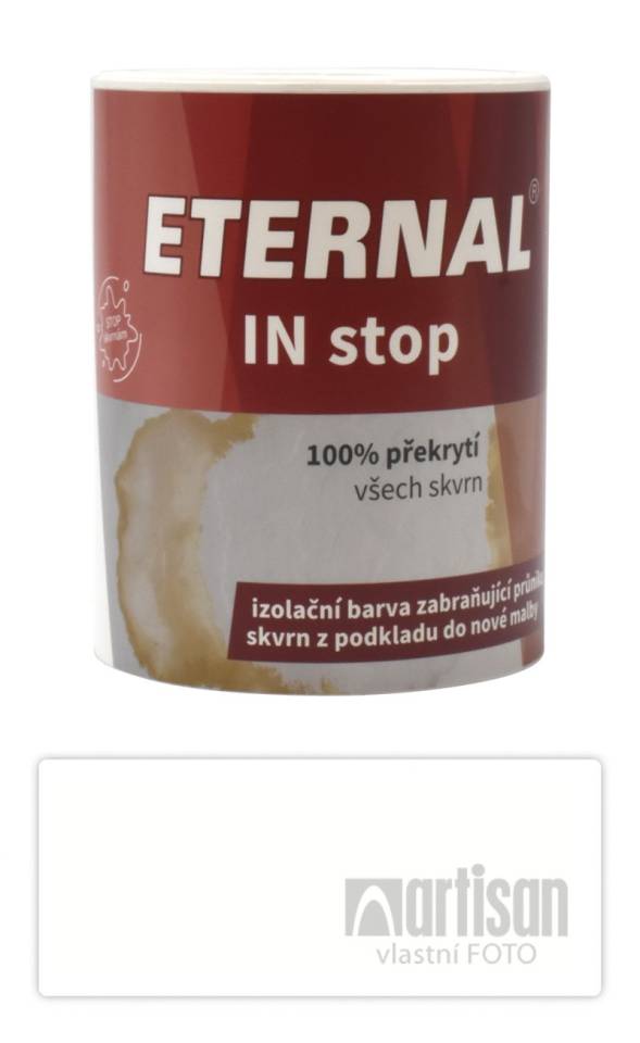 ETERNAL IN Stop - základní malířský nátěr zabraňující průniku skvrn 1 l Bílý