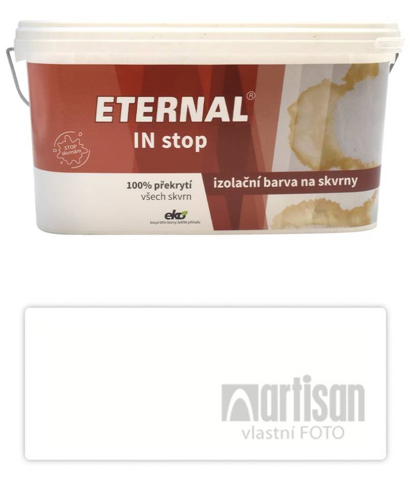 ETERNAL IN Stop - základní malířský nátěr zabraňující průniku skvrn 5 l Bílý
