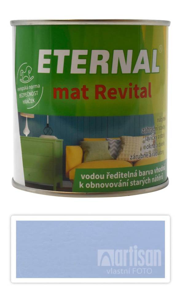 ETERNAL Mat Revital - univerzální vodou ředitelná akrylátová barva 0.35 l Šedá 202
