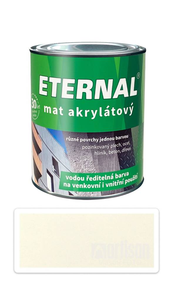 ETERNAL Mat akrylátový - vodou ředitelná barva 0.7 l Slonová kost 014