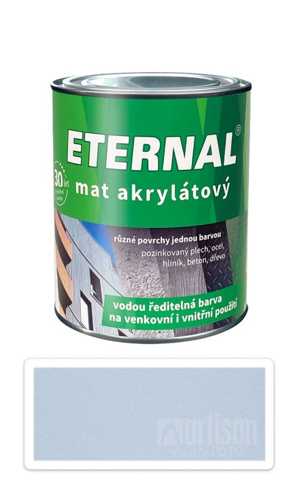 ETERNAL Mat akrylátový - vodou ředitelná barva 0.7 l Světle šedá 02
