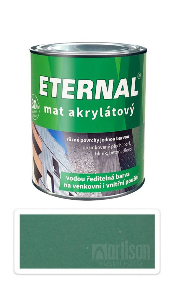 ETERNAL Mat akrylátový - vodou ředitelná barva 0.7 l Zelená 06