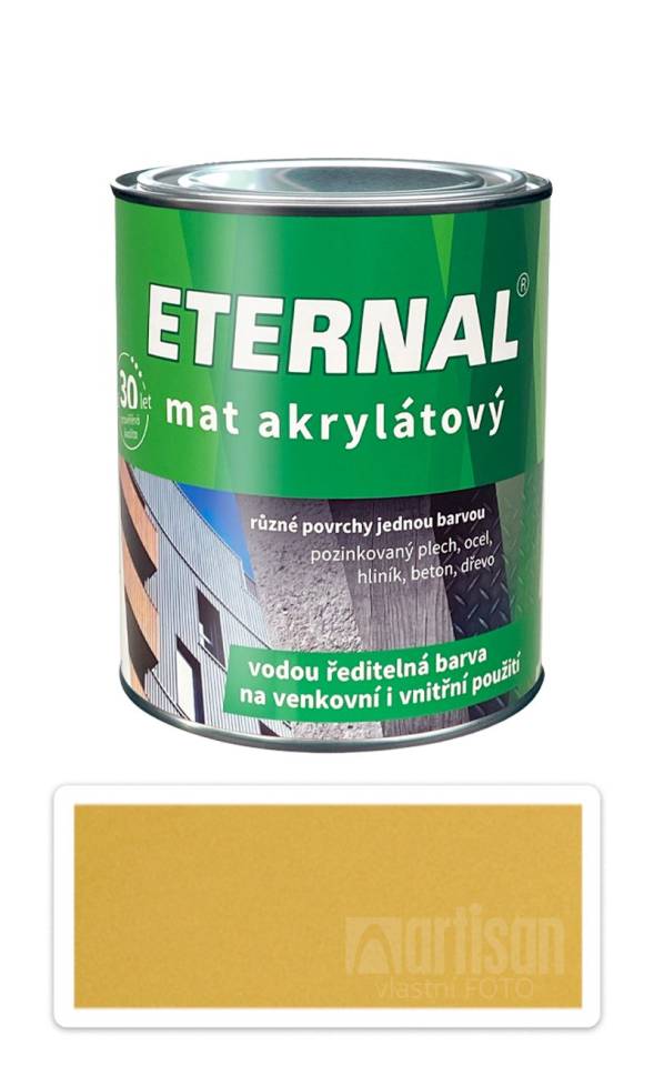 ETERNAL Mat akrylátový - vodou ředitelná barva 0.7 l Žlutá 05