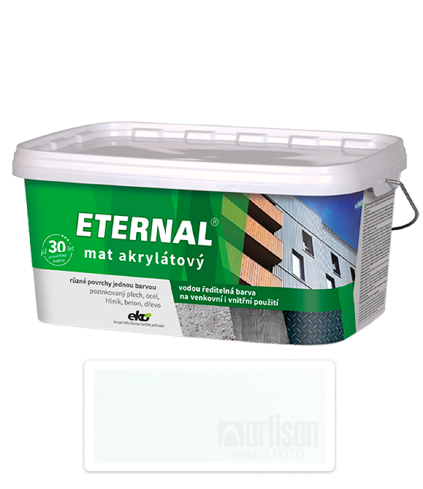 ETERNAL Mat akrylátový - vodou ředitelná barva 2.8 l Bílá 01