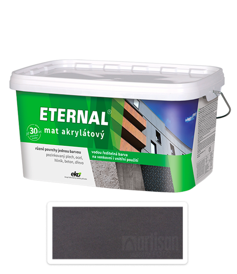 ETERNAL Mat akrylátový - vodou ředitelná barva 5 l Palisandr 10
