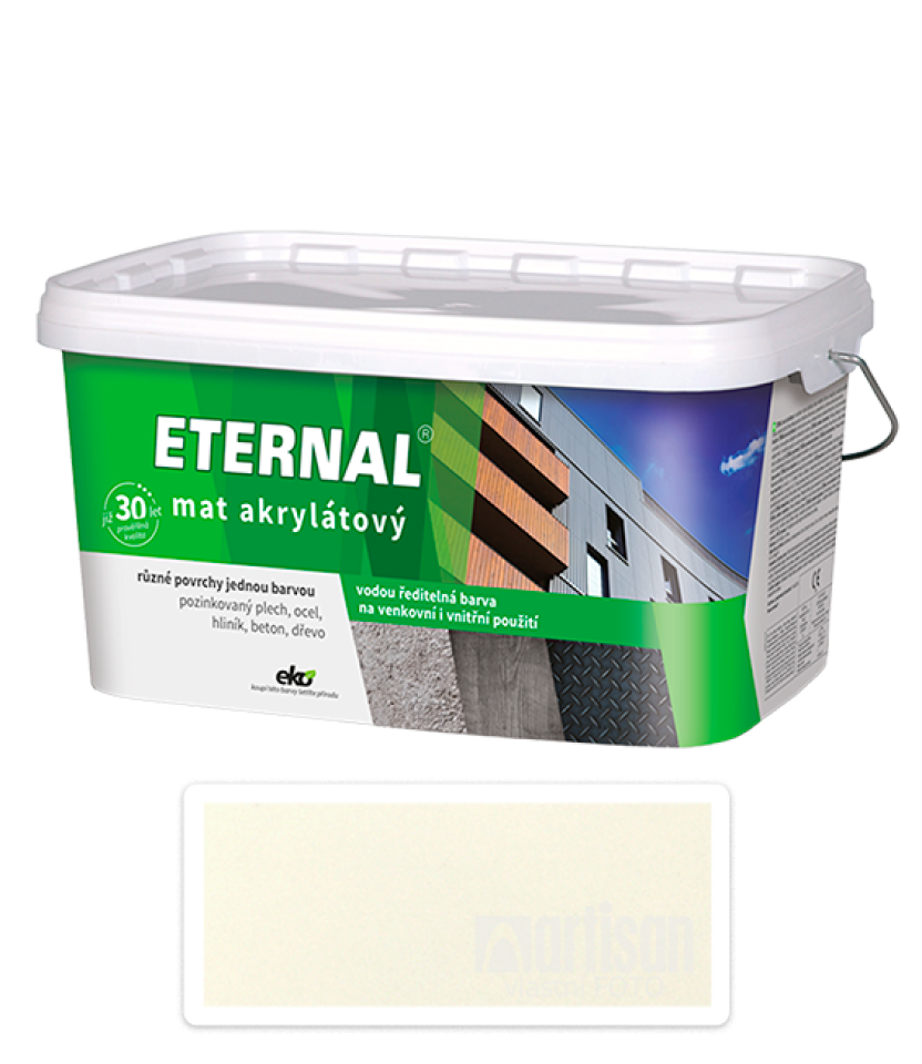 ETERNAL Mat akrylátový - vodou ředitelná barva 5 l Slonová kost 014
