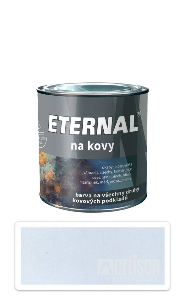 ETERNAL Na kovy - antikorozní barva na kov 0.35 l Stříbrná 441
