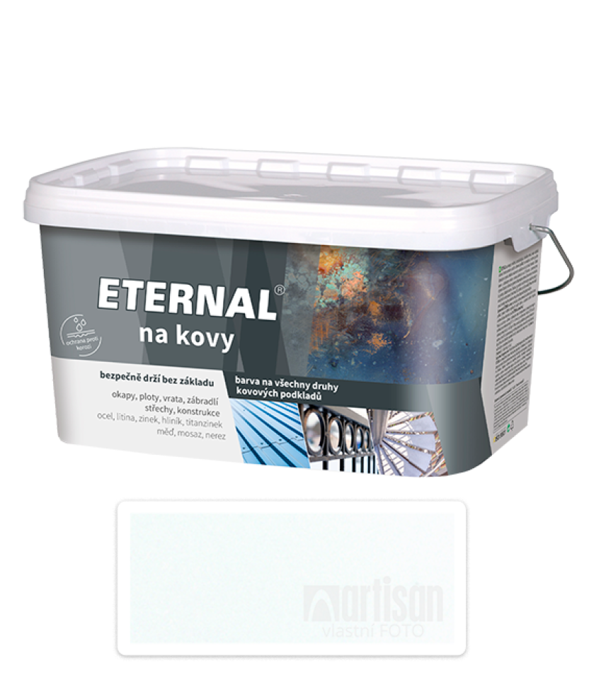 ETERNAL Na kovy - antikorozní barva na kov 5 l Bílá 401