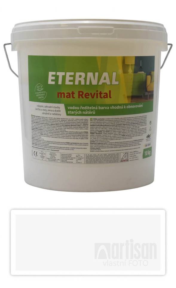 ETERNAL mat Revital - univerzální vodou ředitelná akrylátová barva 10 l Bílá RAL 9003