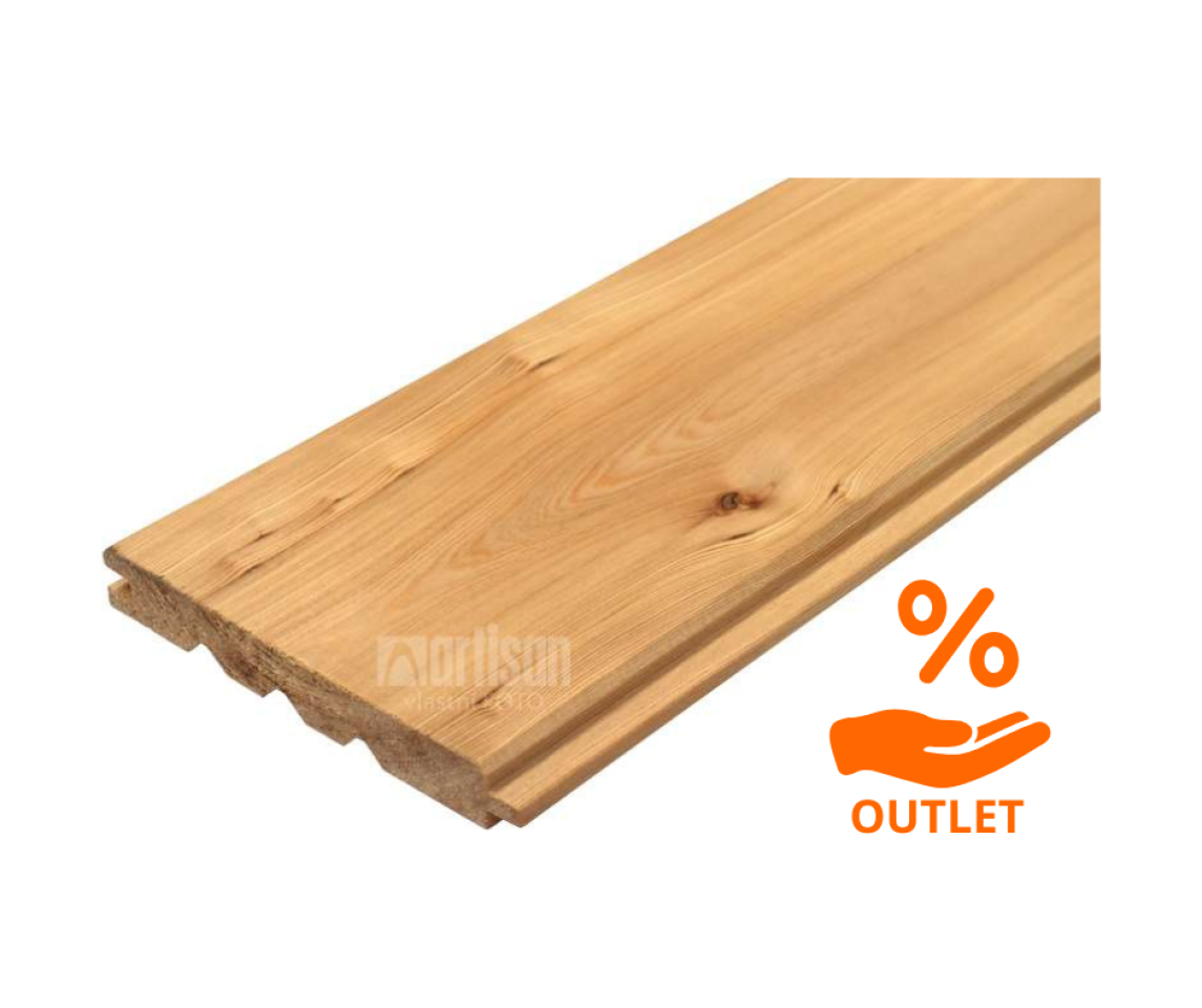 Fasádní obklady - palubky 19x146x4000 KP - Sibiřský modřín