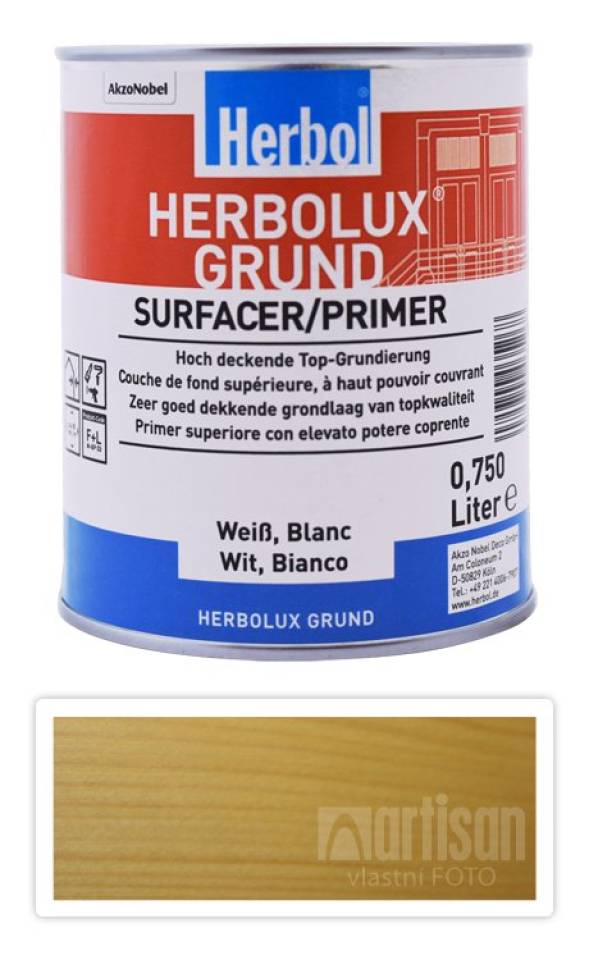 HERBOL Herbolux Grund - základní nátěr na okna 0.75 l Bílá
