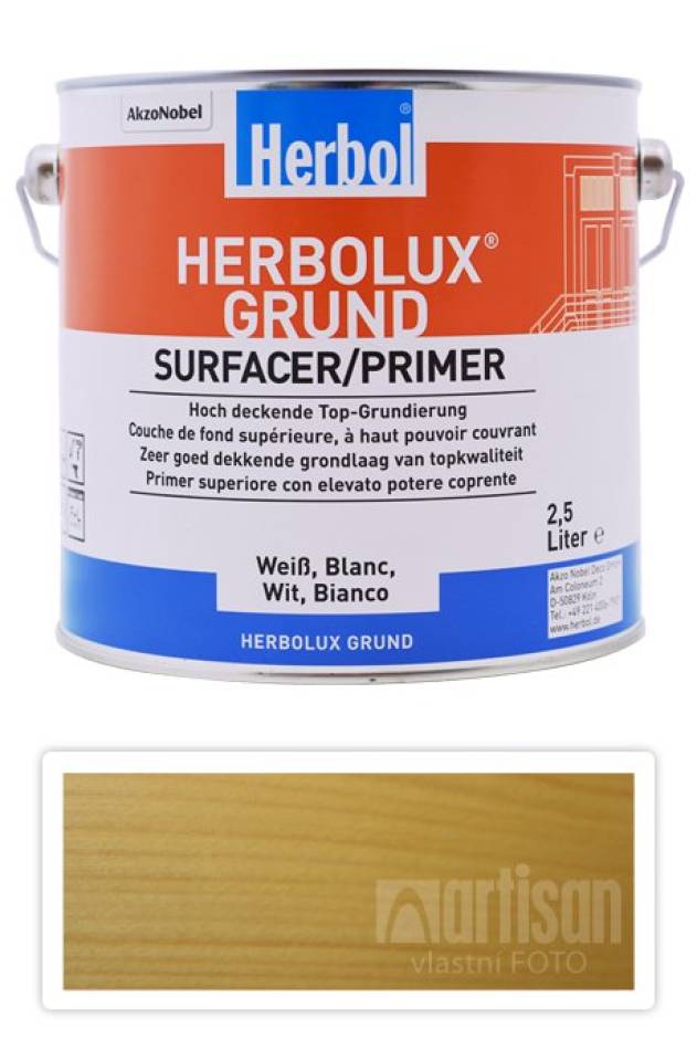 HERBOL Herbolux Grund - základní nátěr na okna 2.5 l Bílá