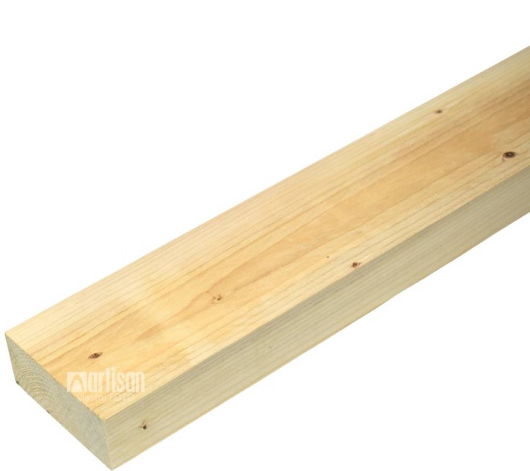 Hoblovaný hranol bez fáze 40x100x4000 Smrk