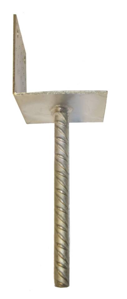 Kotevní patka do betonu typ L 120x100x4mm