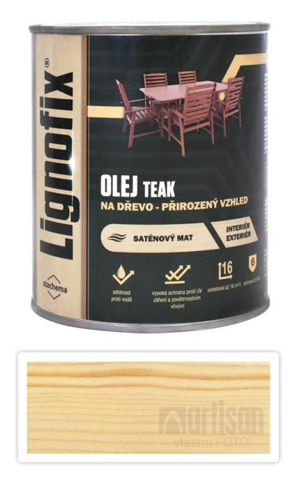 LIGNOFIX Olej 0.75 l Teak bezbarvý