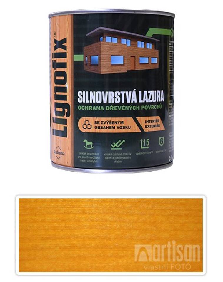LIGNOFIX - silnovrstvá lazura 0.75 l Pinie