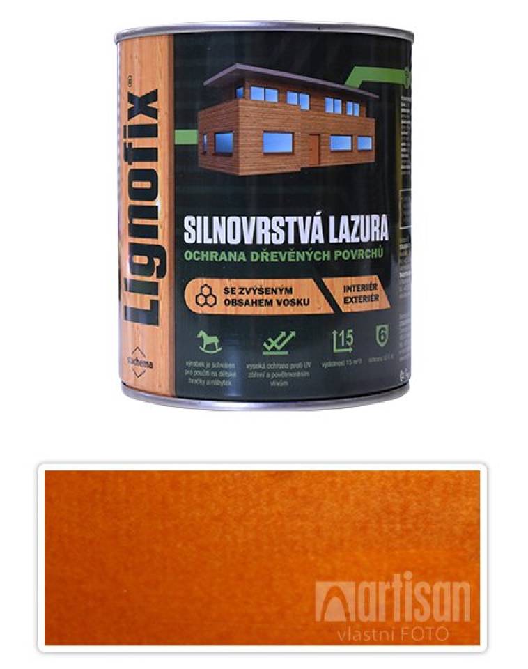 LIGNOFIX - silnovrstvá lazura 0.75 l Třešeň