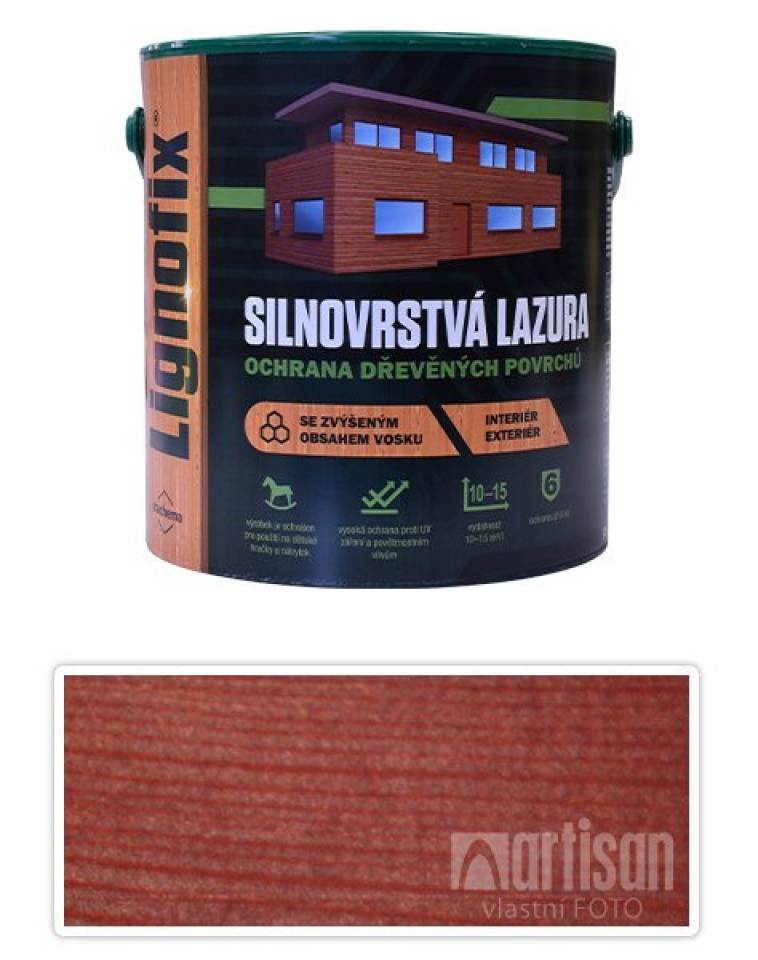 LIGNOFIX - silnovrstvá lazura 2.5 l Mahagon