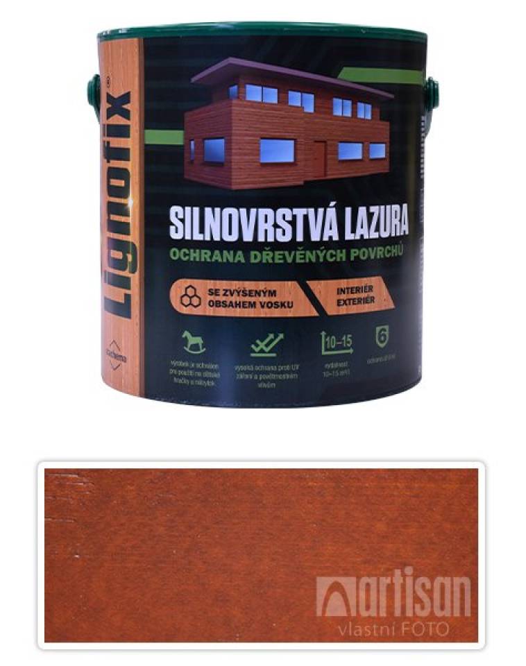 LIGNOFIX - silnovrstvá lazura 2.5 l Meranti