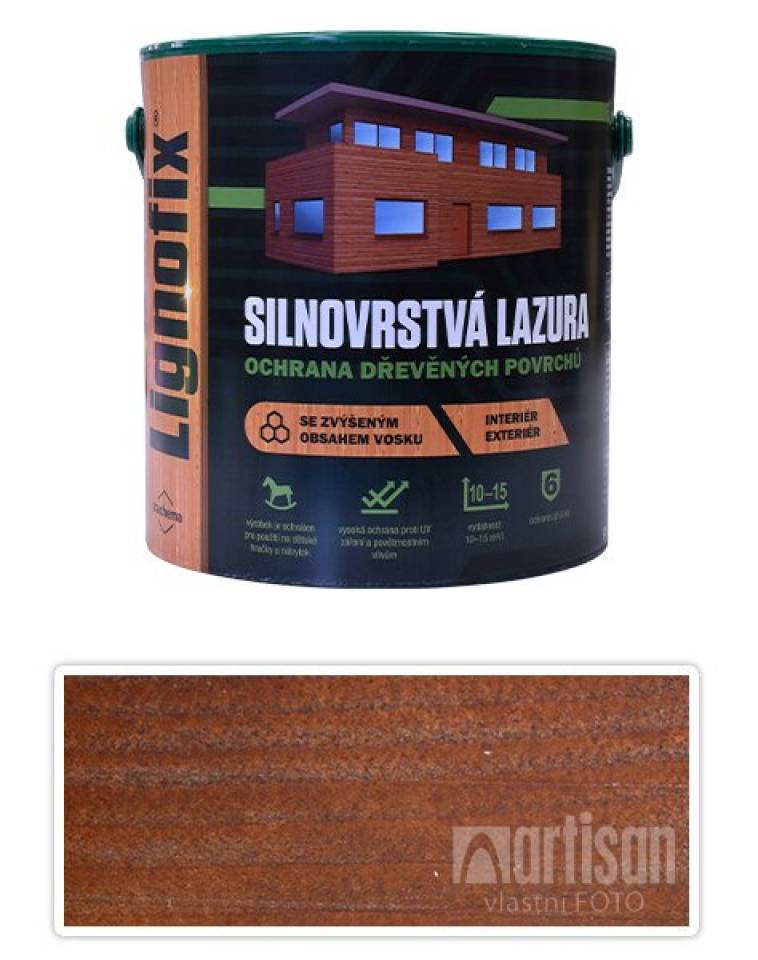 LIGNOFIX - silnovrstvá lazura 2.5 l Ořech