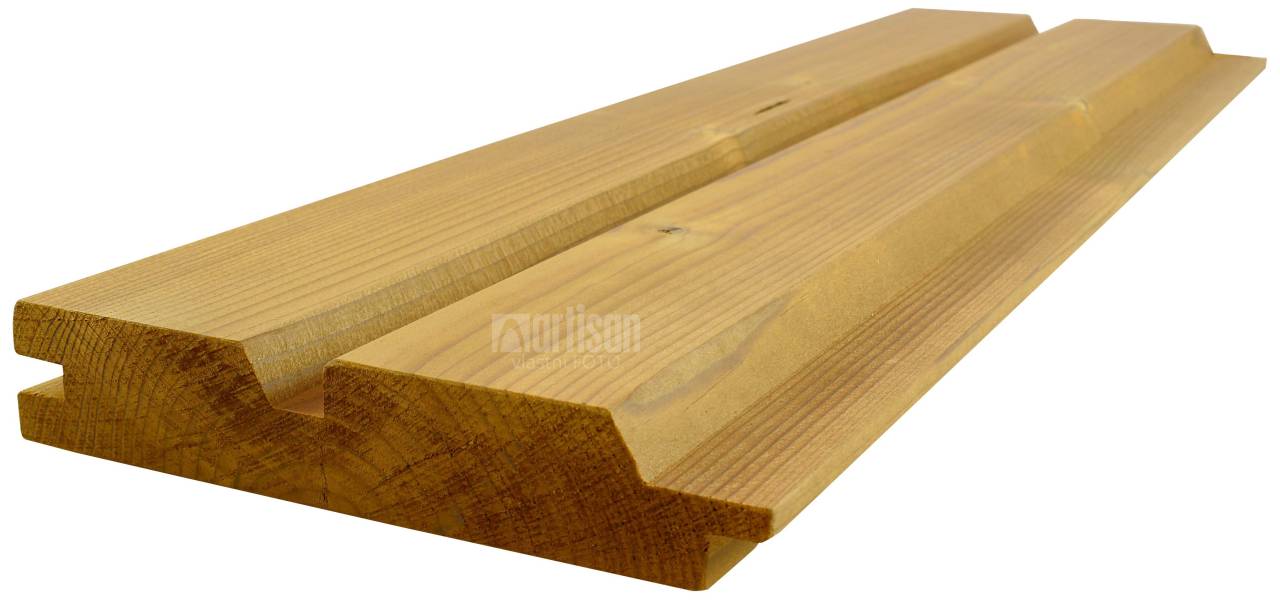 Lamelové obklady s PD - Luna Dual 26x142x4200 dvojitý Rhombus