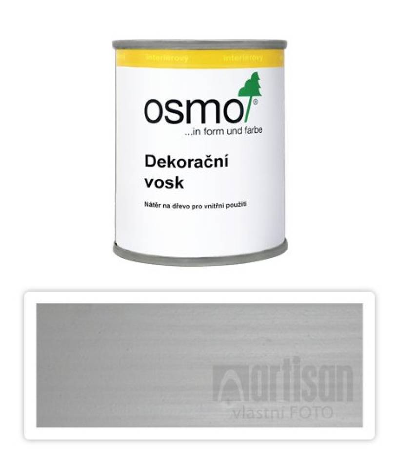 OSMO Dekorační vosk intenzivní odstíny 0.125 l Hedvábí 3172