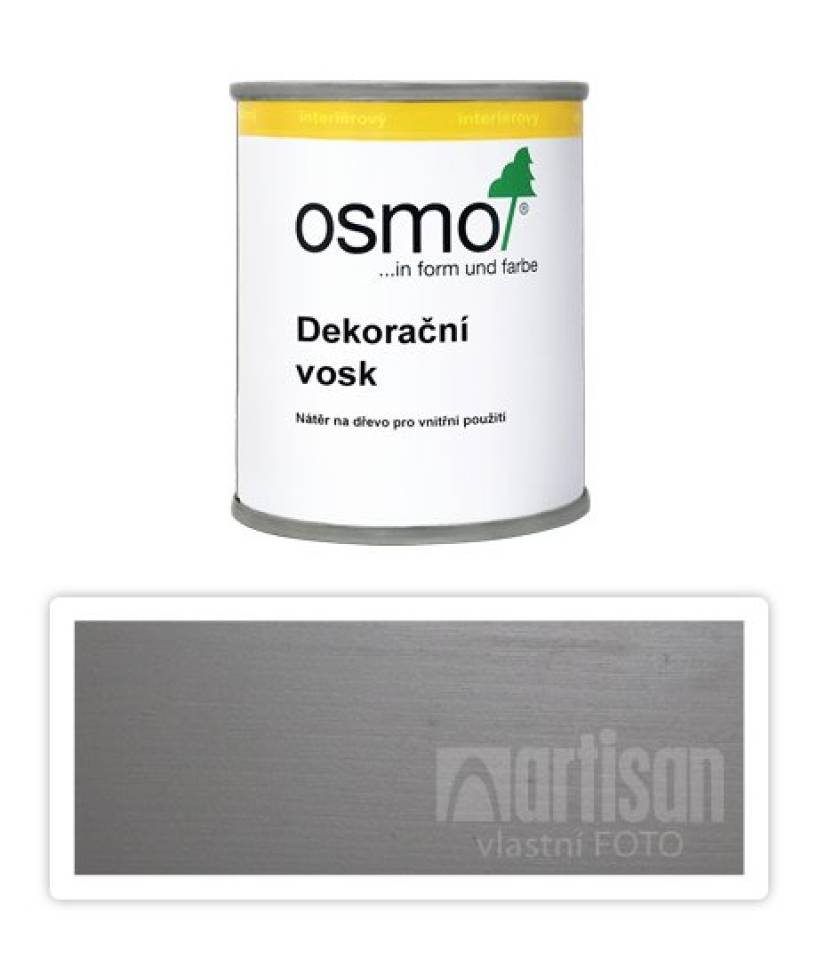OSMO Dekorační vosk intenzivní odstíny 0.125 l Křemen 3181