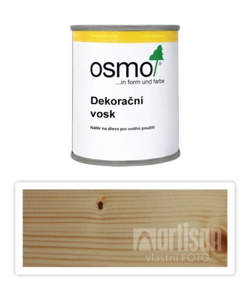 OSMO Dekorační vosk transparentní 0.125 l Bezbarvý 3101