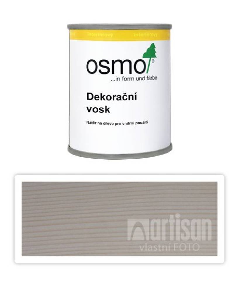 OSMO Dekorační vosk transparentní 0.125 l Bílý 3111