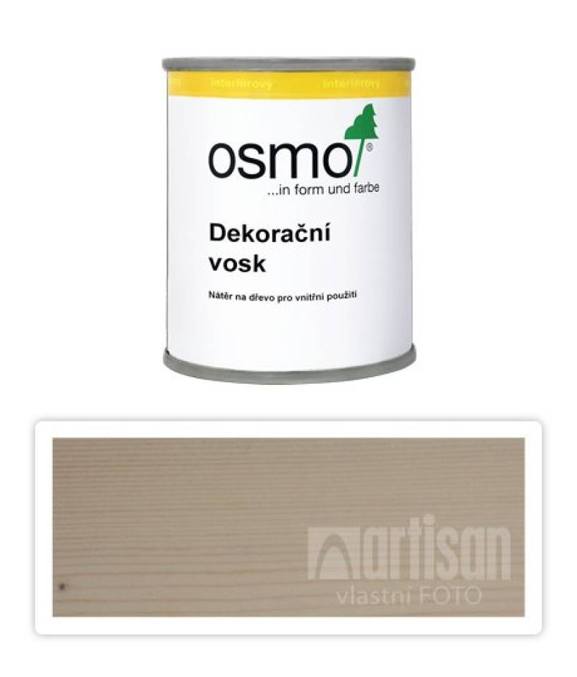 OSMO Dekorační vosk transparentní 0.125 l Bříza 3136