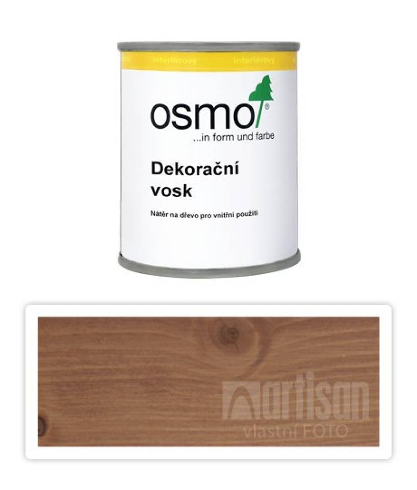 OSMO Dekorační vosk transparentní 0.125 l Buk lehce pařený 3102