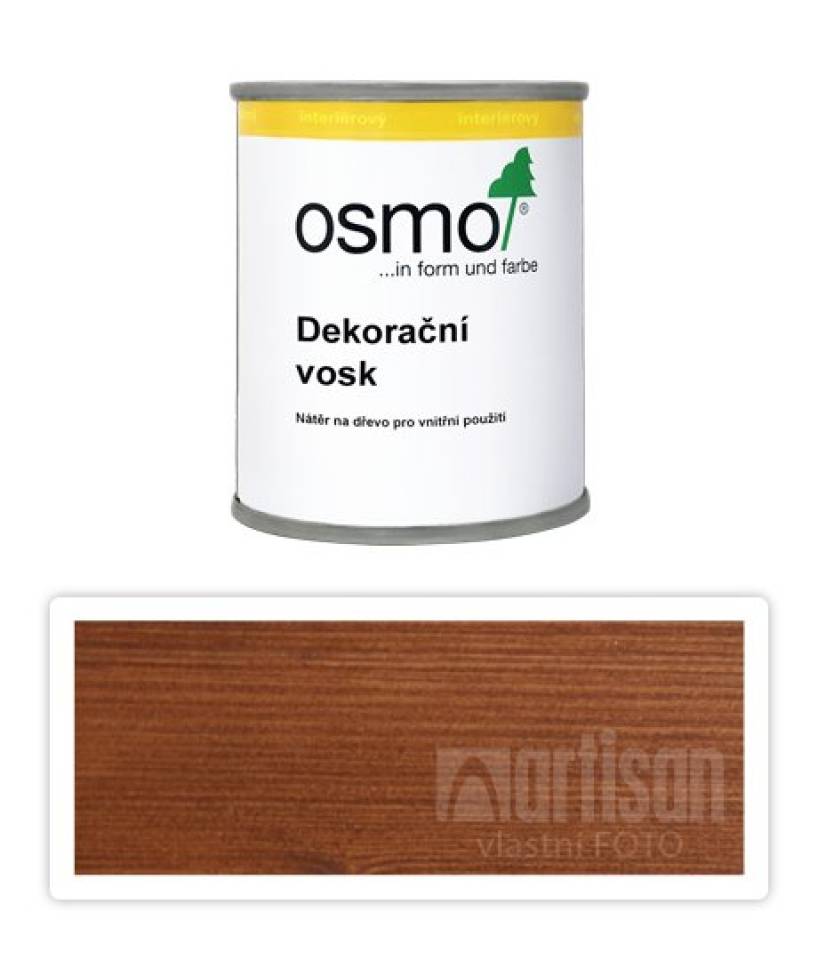 OSMO Dekorační vosk transparentní 0.125 l Koňak 3143