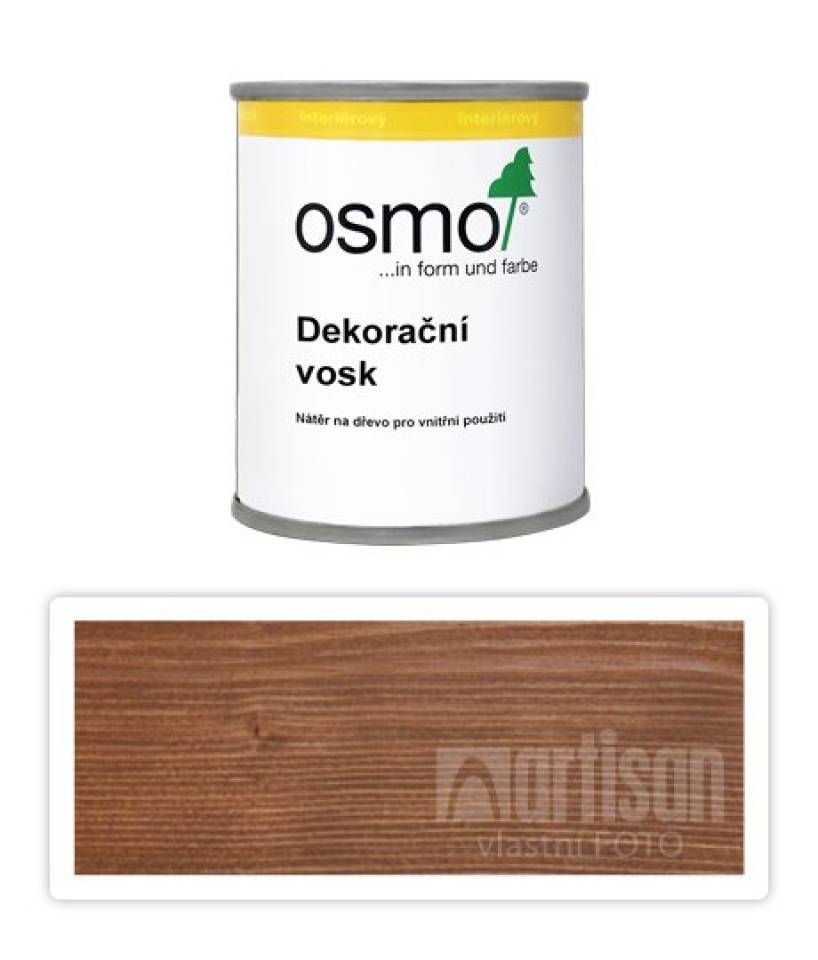 OSMO Dekorační vosk transparentní 0.125 l Ořech 3166
